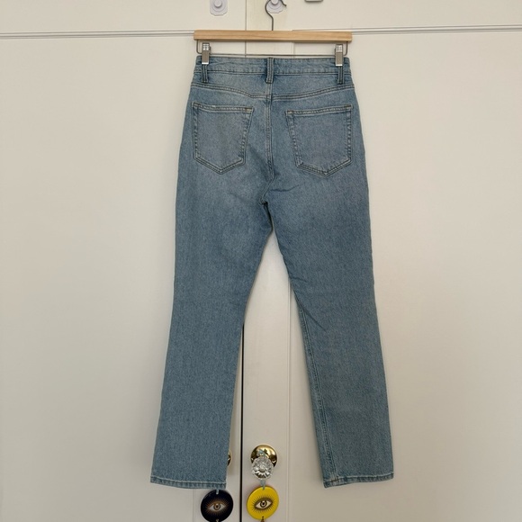 Reformation Liza High Rise Straight Crop Jeans in Montego Wash Size 27 - Picture 5 of 6